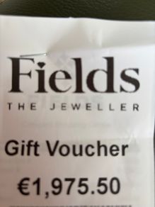 Fields Jewellers voucher