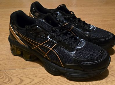 ASICS Gel Kinetic Fluent, black gold, size Big 11UK, Brand New,  price 105e