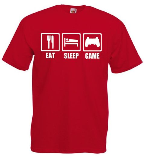 Eat Sleep Game  Mens funny gaming, gamer t-shirts TEE TOP SHIRT GREAT GIFT PRESENT