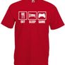 Eat Sleep Game  Mens funny gaming, gamer t-shirts TEE TOP SHIRT GREAT GIFT PRESENT Image 7