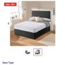 Double Divan Bed(4ft 6) with Mattress and Headboard Image 2