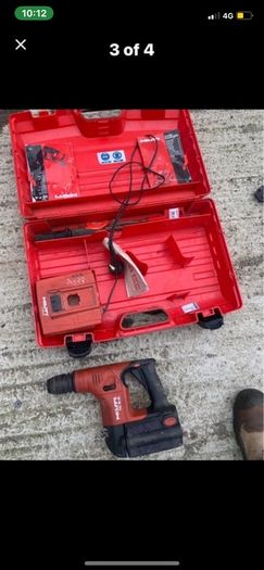 hilti rotary hammer drill needs new battery