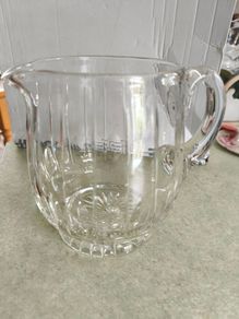Stuart Crystal 32 oz Pitcher - Hampshire stamped - S-.