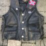 Motorbike leather waist coat Harley Davidson Image 5