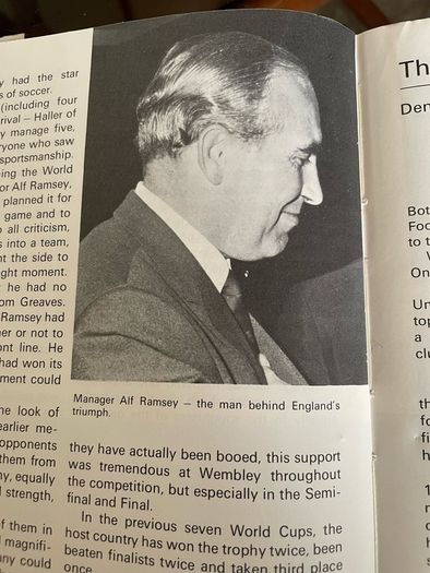 Vintage Hardcover Copy of The Boys Book of Soccer for 1967 Cover photo Celebrating England 1966 World Cup