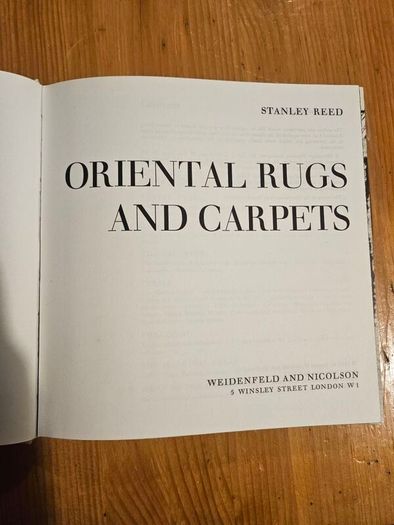 Oriental Rugs And Carpets. By Stanley Reed. First Edition 1967 Hardback With Dustjacket In Good Condition   See Photos For Same.