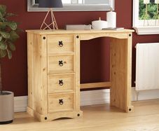 Corona Dressing Table, Solid Pine Wood, 84 x 100 x 47 cm