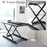 VIVO Black Single Top 27 inch Heavy-Duty Scissors Lift Keyboard and Mouse Riser Image 5