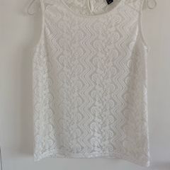 White lace top