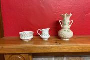 Royal Tara &amp; Belleek Shamrock Collection  3 Piece