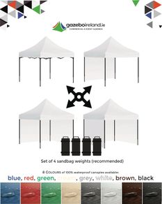 PROMO 3x3m pop up GAZEBO extra strong 29kg
