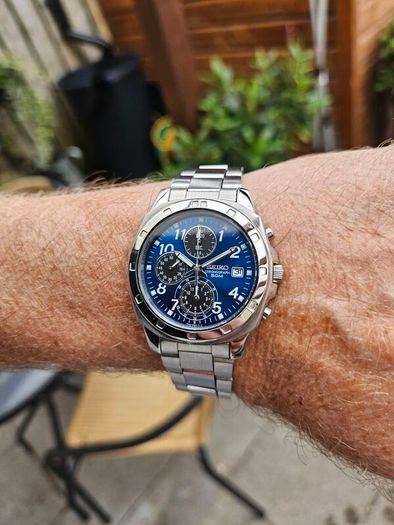 Watch Seiko Chronograph.
