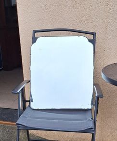 Heavy antique mirror