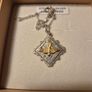 Vintage Old Sterling silver Holy Spirit Religious Medal. Image 2