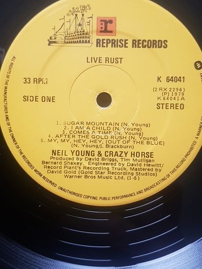 Neil Young 2LP  (Irish)