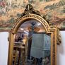French Style Carved Gilt Wood Mirror Image 5