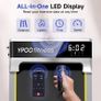 Walking Pad with Incline 3 in 1 Under Desk Treadmill for Home and Office 2.5 HP Walking Treadmill 300 Lbs Portable Incline treadmills with LED Display Remote Control & APP Image 4