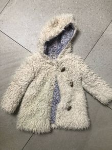 original mantaray jacket kid faux fur jacket
