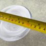 A Small Kosta Boda Art Glass Bowl with White Swirl Detail Image 4