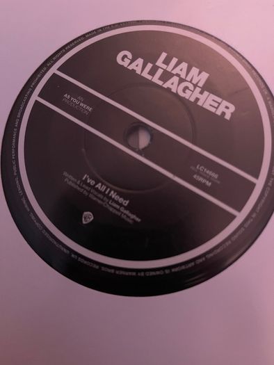 Liam Gallagher Vinyl 7" Singles