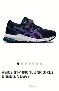 Girl's Asics runners size UK 10 (Worn)