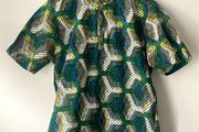 Vintage African Print Shirt