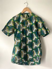 Vintage African Print Shirt