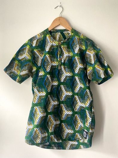 Vintage African Print Shirt