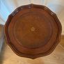 Vintage Leather Top Pedestal Stand or Torchere Image 4