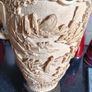 Vintage carved resin  vase Image 2