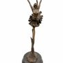Performing Lady (51cm) - Bronze, Marble (Signed) Image 3