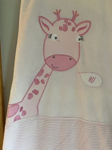 Dunnes Stores Pink Baby 2.5 tog Sleep Bag 18-24 months EUC