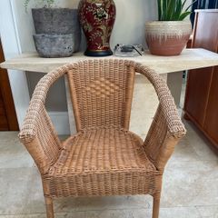 1 x Wicker Chair In Good Condition - Can Deliver