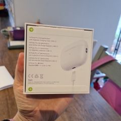 Brand new in box Apple AirPods Pro (2nd generation) featuring a MagSafe Charging Case with a USB-C port