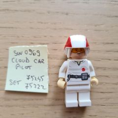 lego sw0969 cloud car pilot, set star wars 75245, 75222