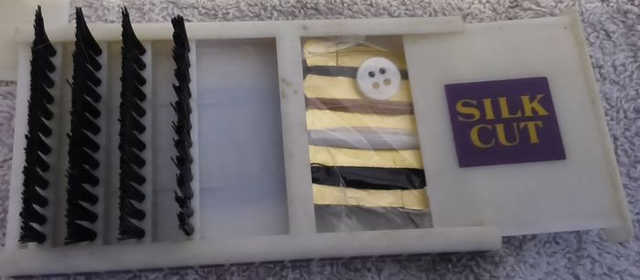 silk cut vintage collectable sewing/ brush kit