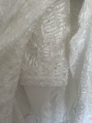 Bridal White Lace Suit