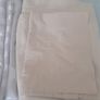 As new Double duvet cover and pillow cases .Taupe /Beigh colour  with  cream /silver  pattern ..Satiny material on the front and cotton on the back .Also double beigh sheet and pillow cases .Only used on a spare bed and washes great dont need to iron  it  Image 3