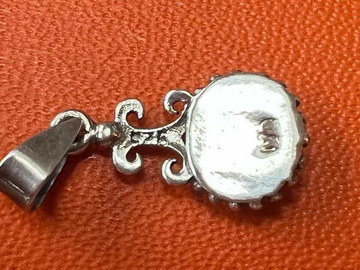 Sterling Silver Mother of Pearl Pendant