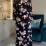 Ladies Black Multi Coloured Dress from Dunne Stores UK 10 / EU 38 Image 3