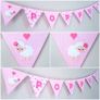Beautiful Personalised Cotton Bunting Image 2