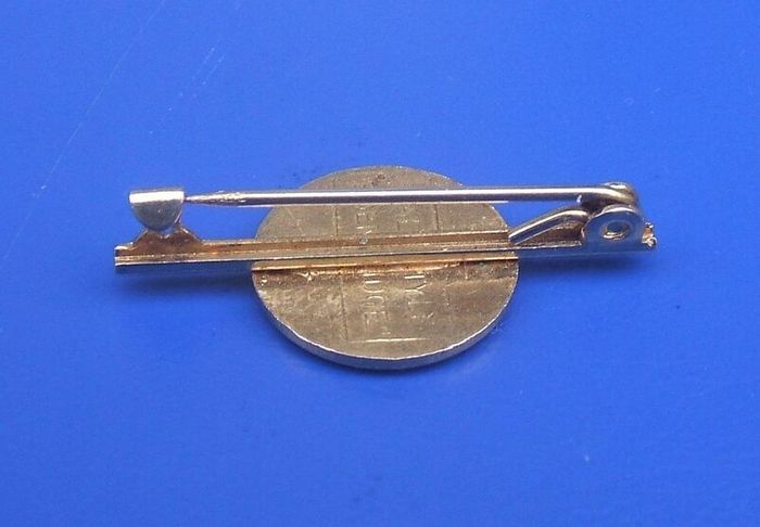 HOSPITAL LEAGUE of FRIENDS (health service volunteers) - an enamelled pin badge (1980s / 1990s)