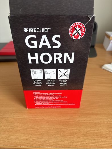 GAS Horn (for fore emergencies)
