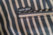 Galvin Green Pinstripe trousers 35/31 Blk/Gold