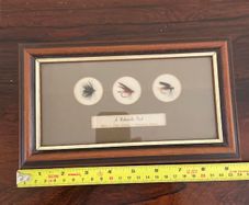 Fathers Day Gift Vintage Framed Fly Fishing Hooks