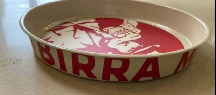 Moretti Beer Metal Tray