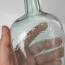 395 - Antique Imperial Pint Sea Glass Decorative Collectible Alcohol Bottle Image 7