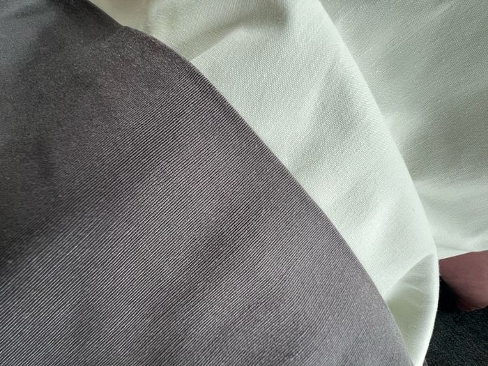 Eyelet Curtain Grey & Multicolour Stripes