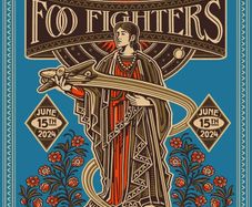Foo Fighters Manchester 2024 Poster