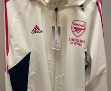 Adidas Arsenal Official Rain Jacket rainproof with hood brand new with tag size xxl